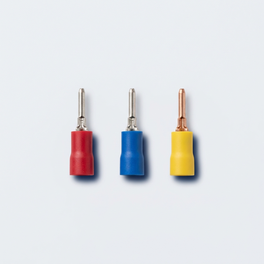 Copper Pin Type Terminal Ends - Insulated